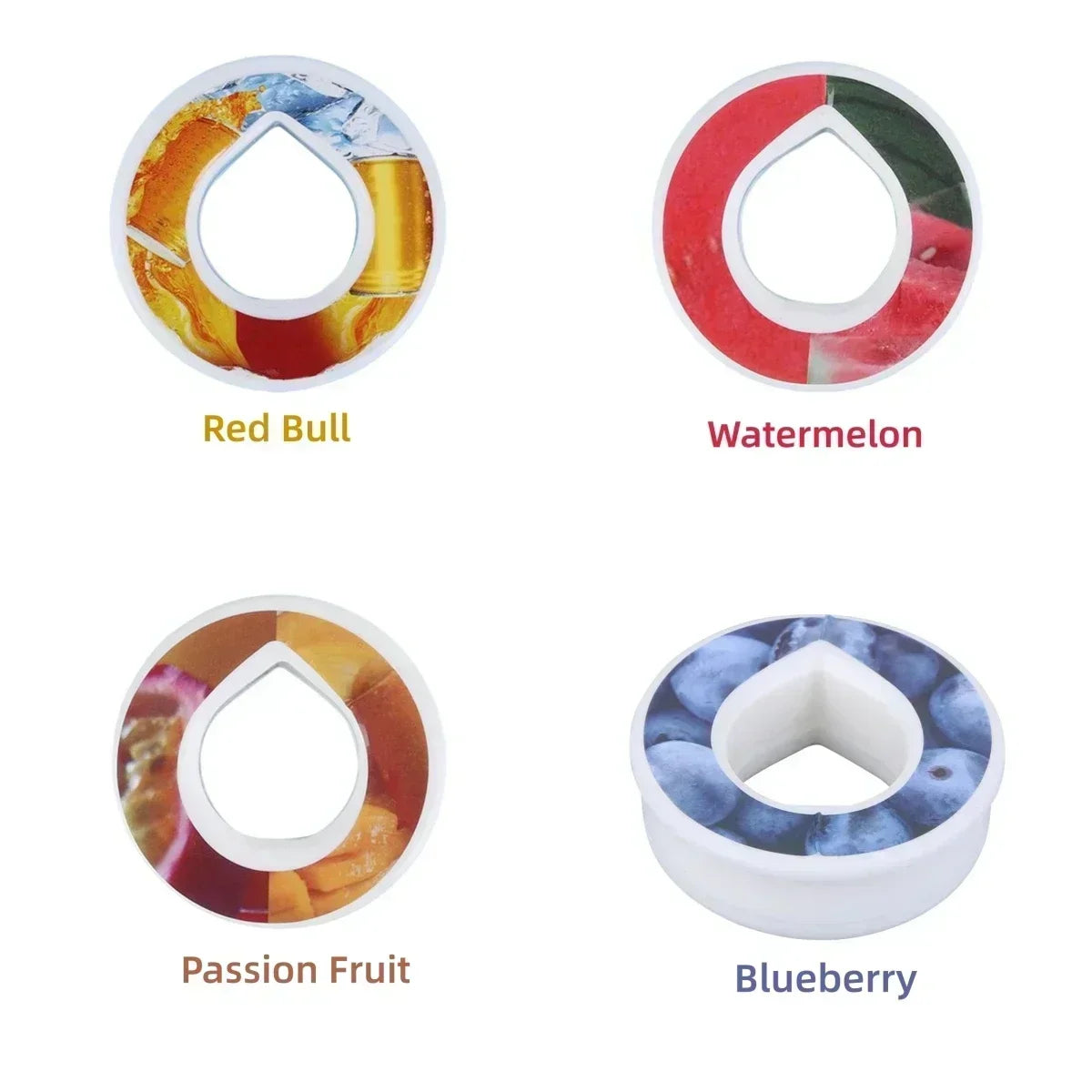 Pods 4pcs Flavoured Cherry Cola Watermelon Peach Blueberry Strawberry Pods 0 Sugar Used in Airup Bottle with Flavours A PACK