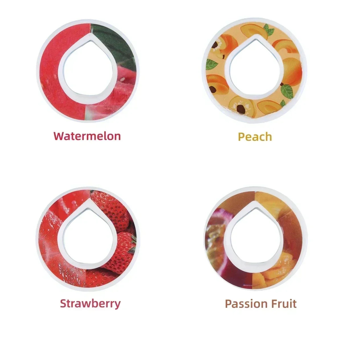 Pods 4pcs Flavoured Cherry Cola Watermelon Peach Blueberry Strawberry Pods 0 Sugar Used in Airup Bottle with Flavours A PACK