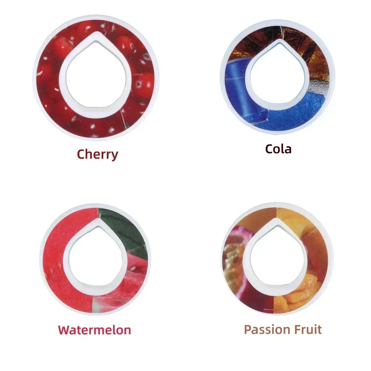 Pods 4pcs Flavoured Cherry Cola Watermelon Peach Blueberry Strawberry Pods 0 Sugar Used in Airup Bottle with Flavours A PACK