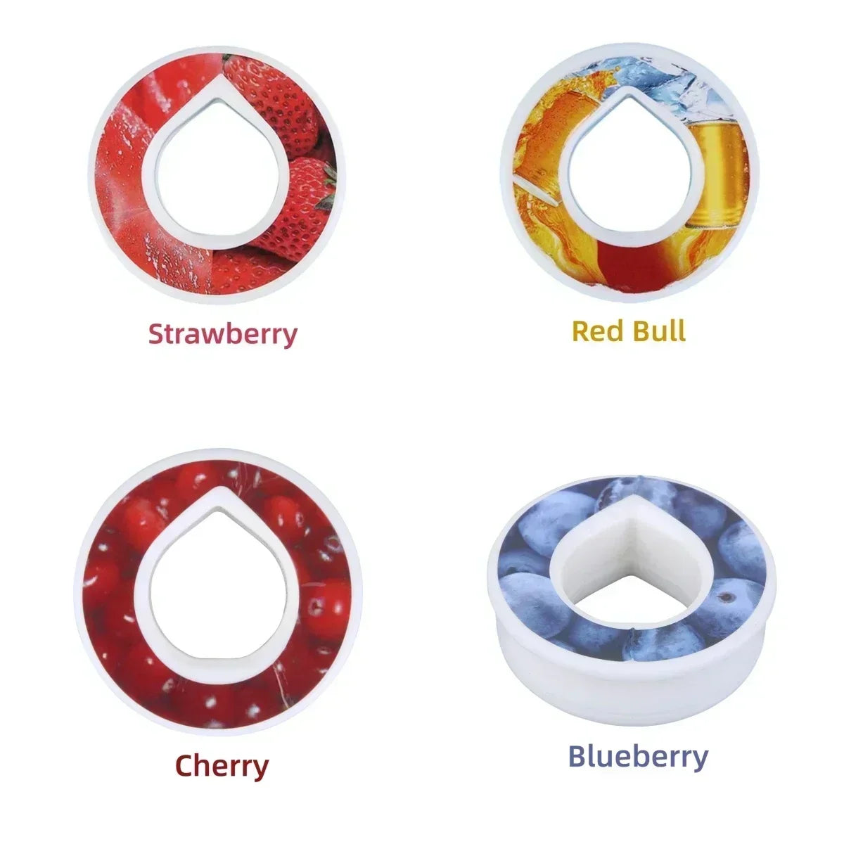 Pods 4pcs Flavoured Cherry Cola Watermelon Peach Blueberry Strawberry Pods 0 Sugar Used in Airup Bottle with Flavours A PACK