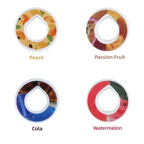 Pods 4pcs Flavoured Cherry Cola Watermelon Peach Blueberry Strawberry Pods 0 Sugar Used in Airup Bottle with Flavours A PACK