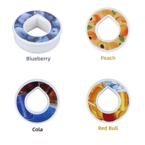 Pods 4pcs Flavoured Cherry Cola Watermelon Peach Blueberry Strawberry Pods 0 Sugar Used in Airup Bottle with Flavours A PACK