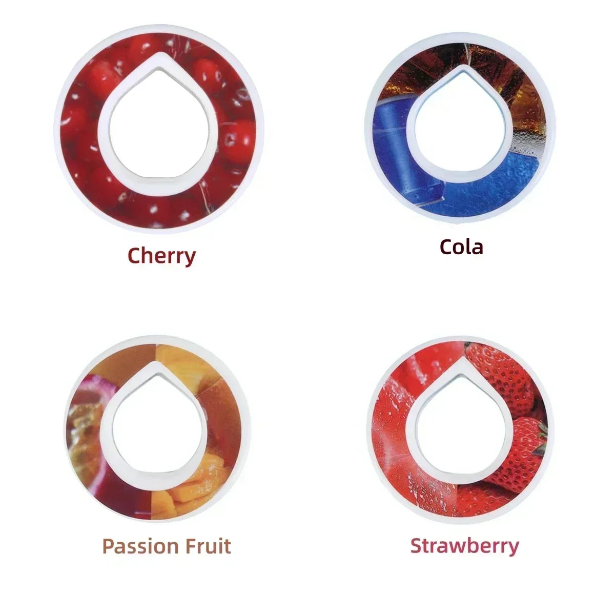 Pods 4pcs Flavoured Cherry Cola Watermelon Peach Blueberry Strawberry Pods 0 Sugar Used in Airup Bottle with Flavours A PACK