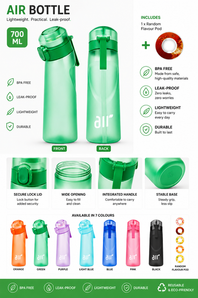 AquaFlavor Starter Kit — Scent Bottle + Flavor Pod (800ml)